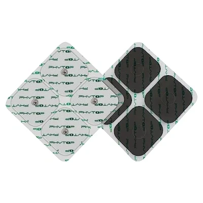 Afbeelding van PHYTOP Tens pads 24 stuks Vervangingselektroden voor Sanitas &amp; Beurer Machine, Elektroden met 3.5mm button connection