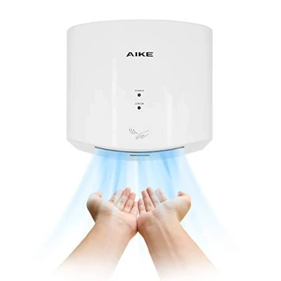 Afbeelding van AIKE AK2630S Elektrische Handdroger 10 Seconden Droog, 1400 Watt Commerciële Handdroger, Compact voor Restaurantbadkamers en Kleine Kantoren