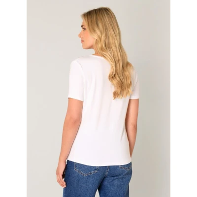 Afbeelding van Base Level basic T shirt Yanic wit