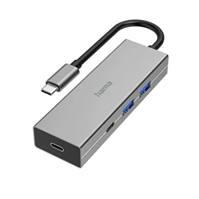 Afbeelding van Hama USB C hub, 4 poorten, 2 A, C, 3.2 Gen1, 5 Gbit/s