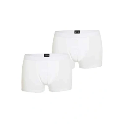 Afbeelding van LVB Boxer Bi pack van katoen heren x2, Bianco + Bianco, 6