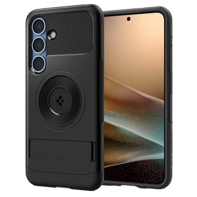 Afbeelding van Spigen Hoesje Geschikt voor Samsung Galaxy S25 Plus Slim Armor Mag Zwart