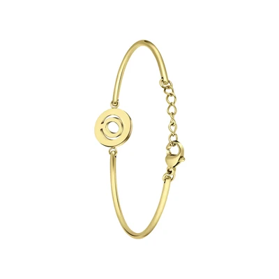 Afbeelding van Lucardi MIT Buchstaben Q Armband Q, Dames, Maat: One Size,