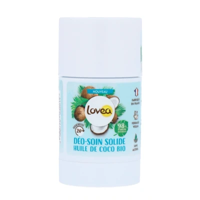 Afbeelding van 3x Lovea Solid Deodorant Organic Coconut Oil 50 gr