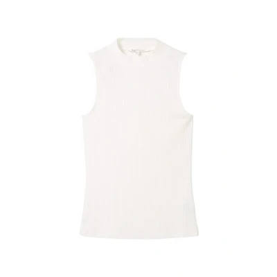 Afbeelding van TOM Tailor Denim Top, Dames, Maat: Large, Off white