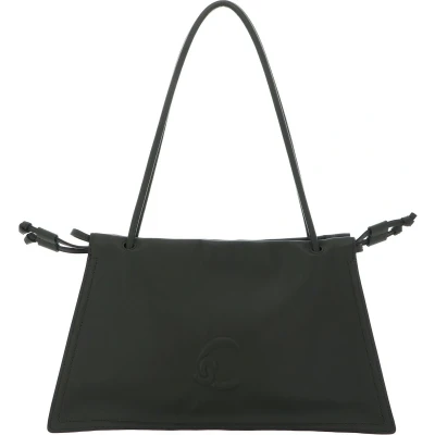 Afbeelding van COCCINELLE Leren Schoudertas Dulse Shoulderbag Alga Donkergroen