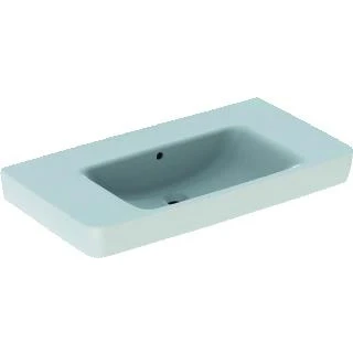 Afbeelding van Geberit renova plan wastafel zonder kraangat met overloop 90x48x18 5cm wit kera tect 501704008 501 704 00 8