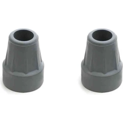 Afbeelding van Krukdoppen 19 mm Grijs Set van 2