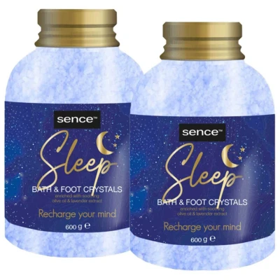 Afbeelding van 2x Sence Of Wellness Badkristallen Sleep 600 gr