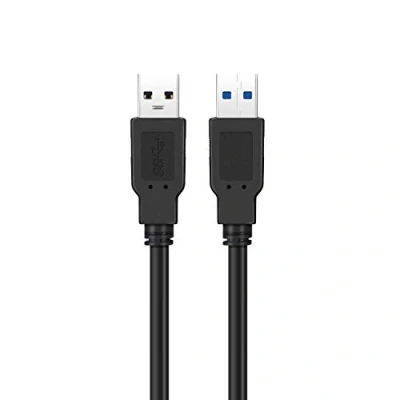 Afbeelding van Ewent USB 3.0 type A aan aan/vrouw/man, afgeschermde kabel dual 28 AWG koper, overdracht tot 5 GMbit snelheid, kabellengte 3 m, zwart
