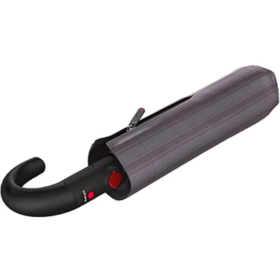 Afbeelding van Knirps T.260 Medium Duomatic Crook Handle 2Line Up Stone
