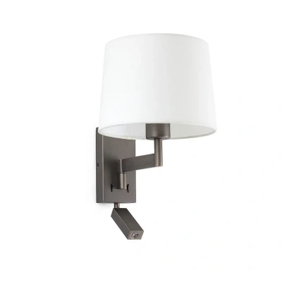 Afbeelding van Faro Lighting Artis Leeslamp Wandlamp Wit, E27