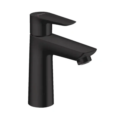 Afbeelding van Hansgrohe wastafelmengkraan 110 talis e 1 greeps mat zwart 71710670