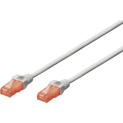 Afbeelding van Digitus DK 1617 300 RJ45 Netwerkkabel, patchkabel CAT 6 U/UTP 30.00 m Grijs Halogeenvrij 1 stuk(s)