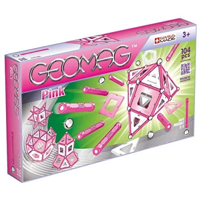 Afbeelding van Geomag Panels constructiespeelgoed 104 Stuk roze