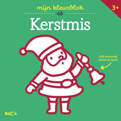 Afbeelding van Uitgeverij ballon mijn kleurblok kerstmis