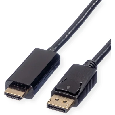 Afbeelding van DisplayPort naar HDMI kabel Roline 3 meter (4K@60Hz)