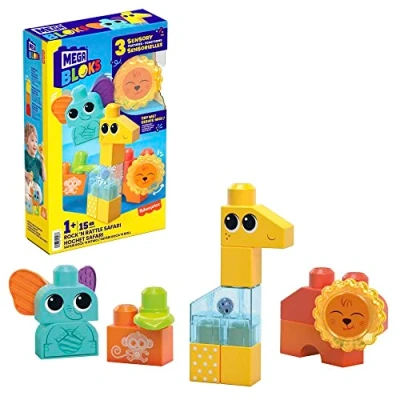 Afbeelding van Bouwspel Megablocks Rock&#039;n Rattle Safari Multicolour