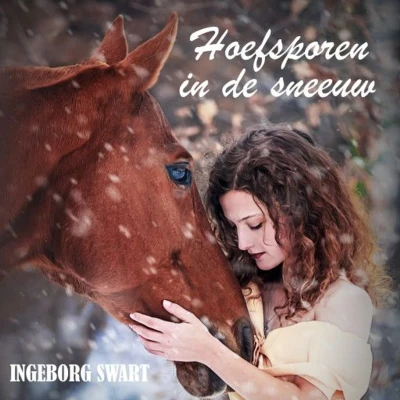 Afbeelding van Hoefsporen in de sneeuw