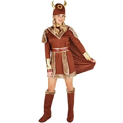 Afbeelding van dressforfun Vikingleidster L verkleedkleding kostuum halloween verkleden feestkleding carnavalskleding carnaval feestkledij partykleding 301356