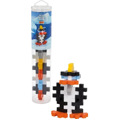 Afbeelding van Plus BIG Animal Tube PinguÃ¯n Constructiespeelgoed Set Met Bouwstenen 15 Delige Bouwset Bouwspeelgoed Vanaf 3 Jaar