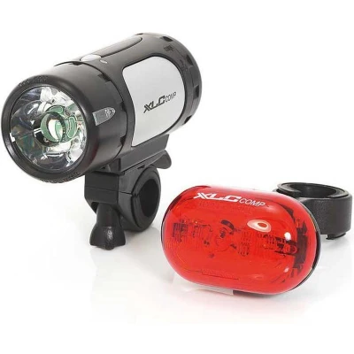 Afbeelding van XLC Comp Fietsverlichting set Cupid/Oberon LED Batterij