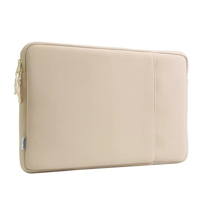 Afbeelding van Laptop Hoes Laptopsleeve Met Vak 13 Inch / 13.6 13.3 Neopreen Sandstone Beige imoshion