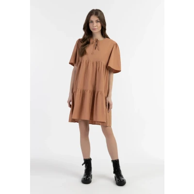 Afbeelding van Jurk DREIMASTER S / Licht Roest 100% Katoen