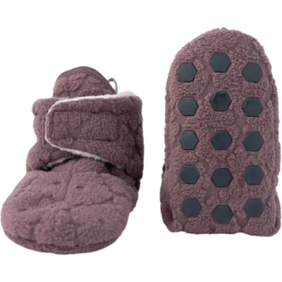 Afbeelding van Babysloffen Lodger Folklore Fleece Mauve 6 12 maanden