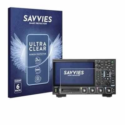 Afbeelding van Savvies Screenprotector voor Rigol DHO914 Folie Beschermfolie transparant (6 Stuks)