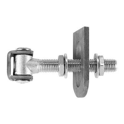 Afbeelding van 2 x SO TECH® verstelbare deurscharnier M24 190 mm met U vormige laspunten