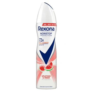 Afbeelding van 6x Rexona Nonstop Protection Deodorant Spray Uplifting &amp; Fresh 150 ml