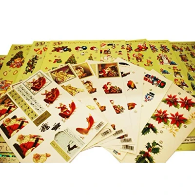 Afbeelding van Craft UK 2353 Kerst 3D Die Cut Decoupage