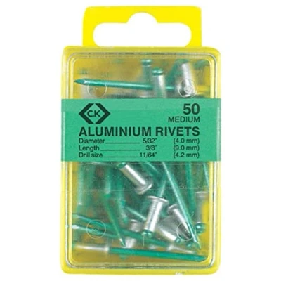 Afbeelding van C.K T3819A 412 Blindklinknagel (Ø x l) 3.15 mm 9 Aluminium 50 stuk(s)