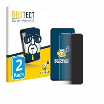 Afbeelding van BROTECT privacy screenprotector voor Oppo Reno 12 Pro Folie Beschermfolie Blauwlichtfilter (2 Stuks)