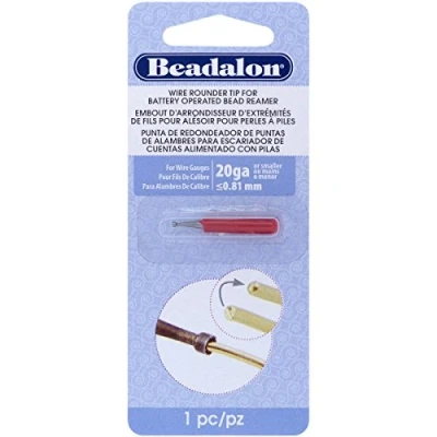 Afbeelding van Beadalon Wire Rounder Burr Attachment Gebruik met Batterij Operated Bead Reamer en 20 Kleinere Gauge Draden