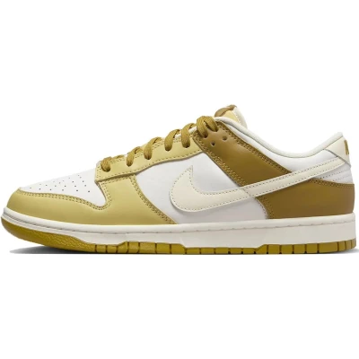 Afbeelding van Nike Sportswear DUNK Retro Sneakers laag, Heren, Maat: 43, Bronzine/coconut milk/saturn gold/sail Leer