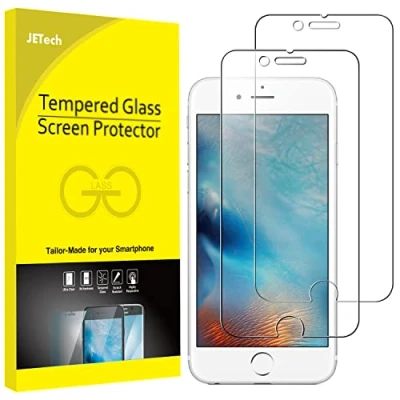 Afbeelding van JETech Screen Protector voor iPhone 6 Plus en 6s Plus, Gehard Glas Schermbeschermer, 2 Stuks