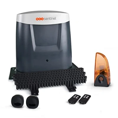 Afbeelding van SCS Sentinel, MCO0108 Schuifhekaandrijving, 24V, 2 afstandsbedieningen, 50m bereik, LED knipperlichtlamp, 5 jaar garantie, 5m lang, 500kg max, OpenGate3