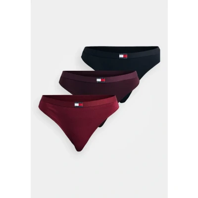 Afbeelding van TOMMY HILFIGER String &#039;Heritage&#039; rood / donkerrood zwart