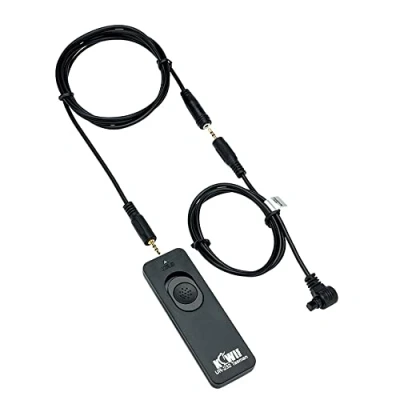 Afbeelding van UR 232A kabelontspanner afstandsbediening voor Canon EOS R5 1D C Mark II III IV N, 1Ds III, X 5D 5DS R 6D 7D 30D 40D 50D D60 D2000
