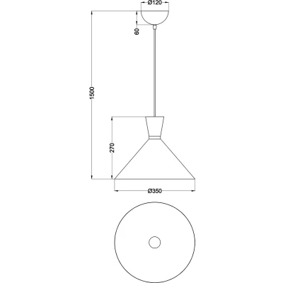 Afbeelding van Reality Enzo Hanglamp E27 Wit
