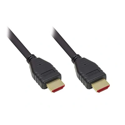 Afbeelding van Good Connections Ultra High Speed HDMI 2.1 kabel, 8K UHD 2 / 4K UHD, vergulde contacten, CU, zwart, 2m, Conn (2 m, HDMI), Videokabel