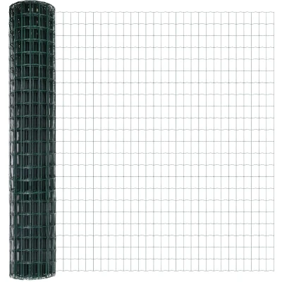 Afbeelding van vidaXL Euro Fence met 5 U Posts Groen 1.5x10 m Staal