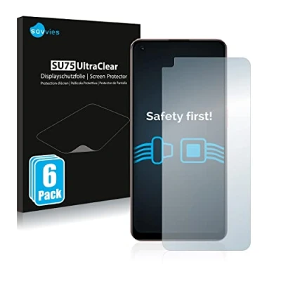 Afbeelding van Savvies (6 Stuks) Schermbeschermer voor Oppo A96 Screen Protector Ultra Transparant