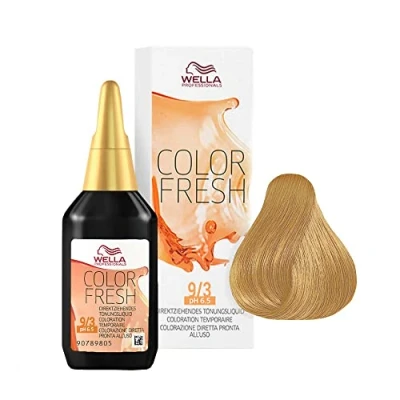 Afbeelding van Wella Professionals Color Fresh Haarverf 9/3 75ml