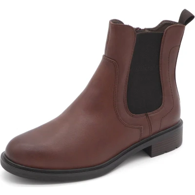 Afbeelding van Jana Chelsea Boot 25466 305 Cognac Wijdte H Maat 41