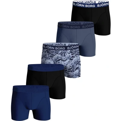Afbeelding van Björn Borg 5 PACK Onderbroeken, Heren, Maat: Large, Dark blue/black