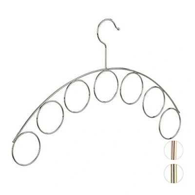 Afbeelding van Relaxdays kledinghanger sjaalhanger riemenhanger accessoire hanger klerenhanger zilver
