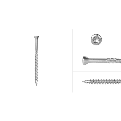 Afbeelding van Vlonderschroeven RVS 410 5 x 70 mm Torx 25 met snijpunt Doos 100 Stuks